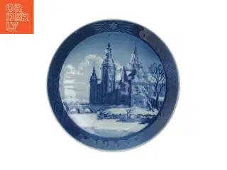 Platte 1953 fra Royal Copeånhagen (str. Ø 18,5) Frederiksborg Slot