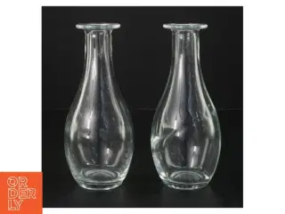 Glasvaser, sæt af 2 (str. H. 16,5 cm)