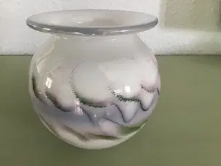 Holmegaard kuglevase med krave
