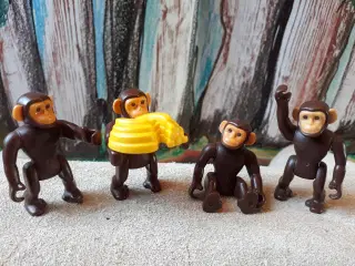 4 PlayMobil Chimpanseaber