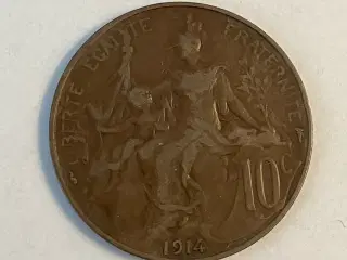 10 Centimes France 1914