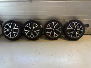 19” Peugeot/citroen alufælge med sommerdæk