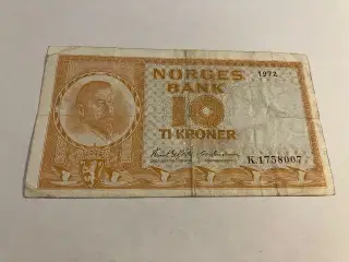 10 Kroner Norge 1972