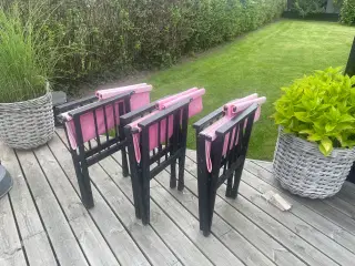 3 Hyllinge instruktørstole, sorte.