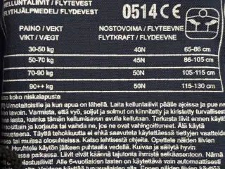 Nautic redningsvest til børn (30-50 kg)
