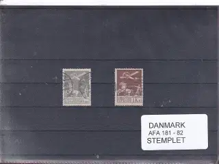 Danmark - AFA 181 - 82 -  Stemplet