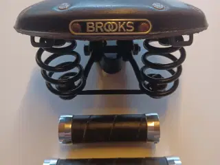 Brooks sadel og håndtag