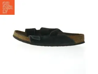 Sorte sandaler med to remme fra Birkenstock (str. 42 )