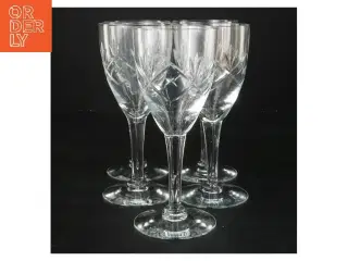Krystal vinglas sæt (str. Ø 7x17 cm)