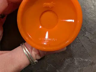 Orange æggebægre 6 stk