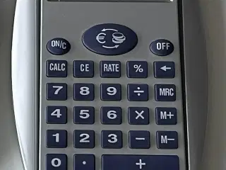 Lommeregner med solcelle