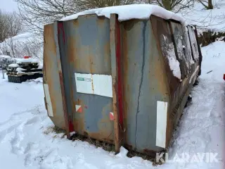 Affaldscontainer til wirehejs