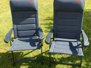 2 stk. Crespo Air deluxe campingstole  