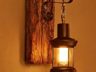 Rustik retro væglampe