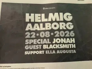 2 billetter til Thomas Helmig og Jonah Blacksmith 