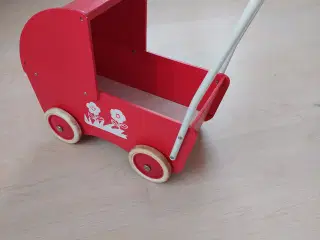 Brio  træ dukkevogn 