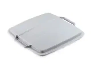 5 stk. Låg beholder 90 ltr plast grå