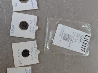  historiske sølvpenninge fra Erik Menved 1286-1319