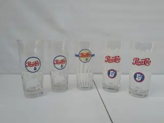 5 stk. Pepsi Glas