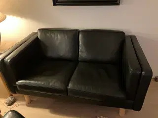 Topersoners lædersofa