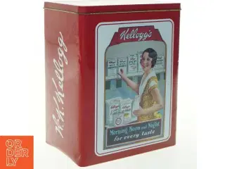 Kellogg&#39;s metaldåse (str. 23x18x12,5 cm)