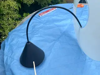 Hvid glas lampe