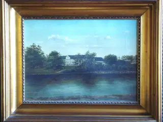 Augustenborg Slot. Maleri fra ca. 1860