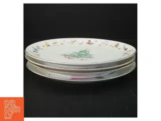 Dekorative juleplatter fra H&G (str. Ø 26 cm)
