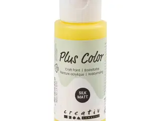 Plus Color Hobbymaling, primær gul, 60ml/ 1 fl.