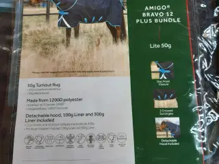 Dækken Horseware Amigo Bravo 12 plus bundle