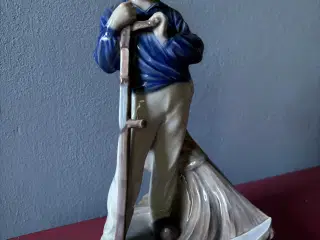 Royal Copenhagen figure, krus og vase