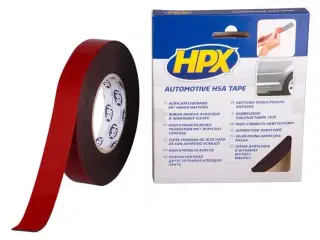 HPX dobbeltklæbende tape 25mm x 10m