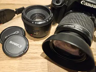 Canon EOS 550D inklusive 2 linser