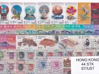 Hong Kong Samling - 44 forskellige Stemplet/Ustemplet