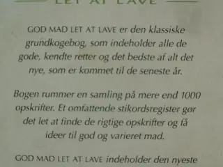 god mad let at lave, af kirsten høgh fogt mfl. , e