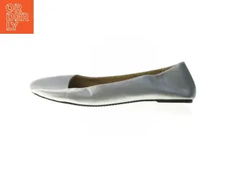 Sølvfarvede ballerina sko fra VRS (str. 37 )