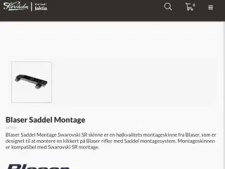 Blaser montage til Swarovski skinde. 