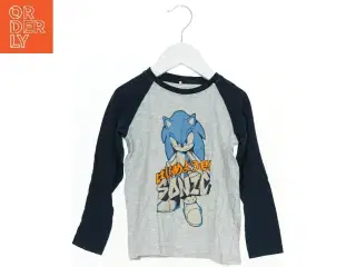 Langærmet t-shirt med Sonic-motiv fra Name It (str. 98)