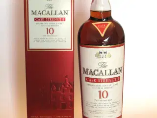The Macallan Cask Strength Sherry Oak – 10 Year 