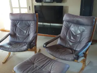 2 Siestastole og 1 skammel