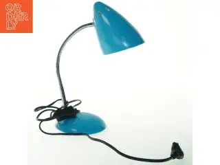Blå bordlampe (str. 32 cm)