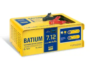 Gysflash BATIUM 7.12 7 Amperes`s automatisk oplader til 6/12V batterier