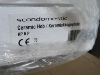 Keramiskkogeplade SCANDOMESTIC KP 6 P