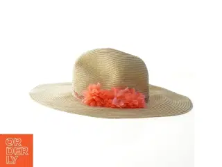 Stråhat med blomster fra H&M (str. Ø 18 cm)