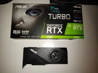  ASUS GeForce RTX 2080 Turbo GPU Grafikkort 8GB