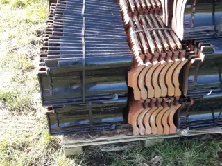 Sort Glaseret teglsten 17,7 m2.