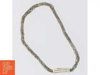 Flettet halskæde (str. 19 cm)