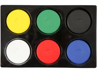 Vandfarver i blokform - Primærfarver, 1 pk.