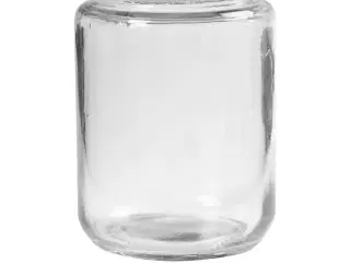 Syltetøjsglas og mælkflaske 