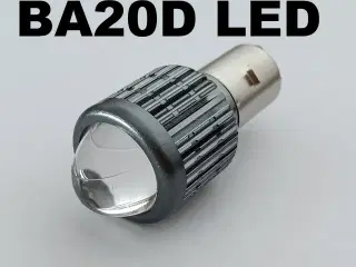 Super stærk BA20D LED pære med linse